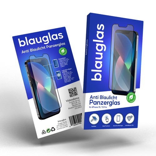 create a packaging design for a iPhone screen Protector Design by BLL•DSN