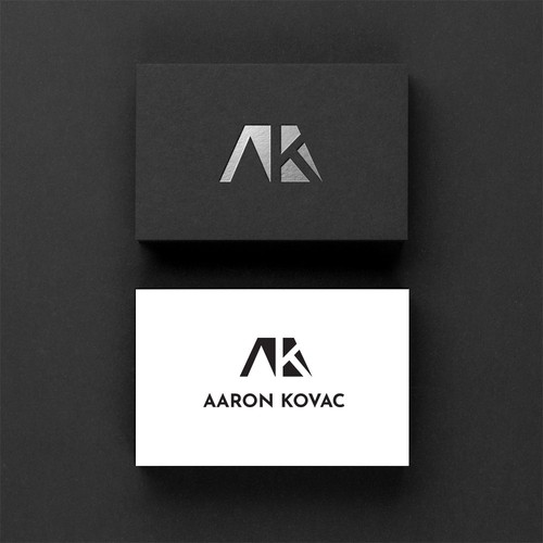 Design a personal branding logo for Business consulting using my name Aaron Kovac OR initials AK Design by des13n ©