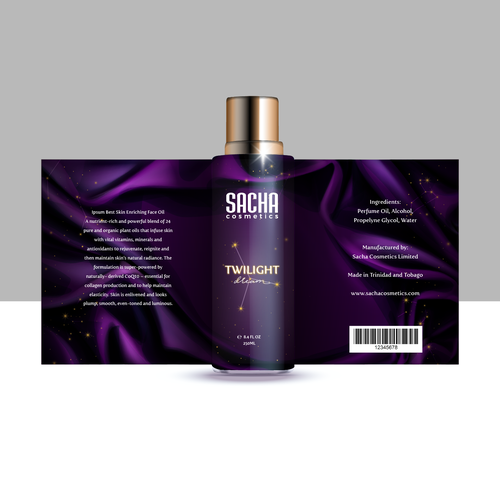 Sacha Body Mist Diseño de whitest_blue