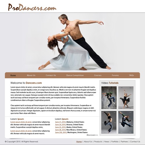 1-3 Page Website Template Design von zetzab