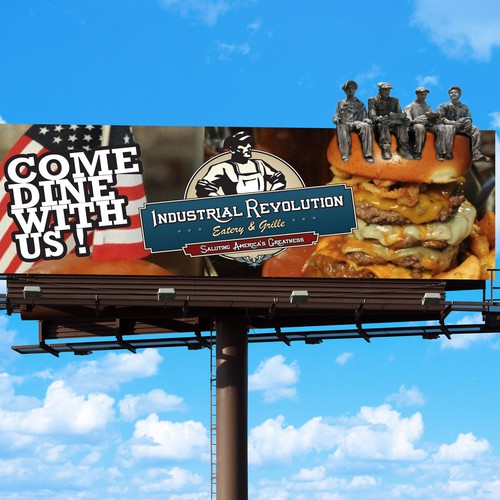 Wendel clark's bar & grill billboard, Signage contest