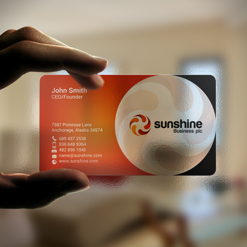 Sunshine | Business card contest