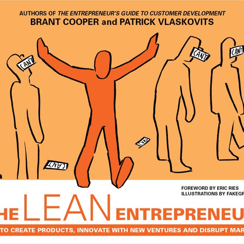 EPIC book cover needed for The Lean Entrepreneur! Diseño de A.MillerDesign