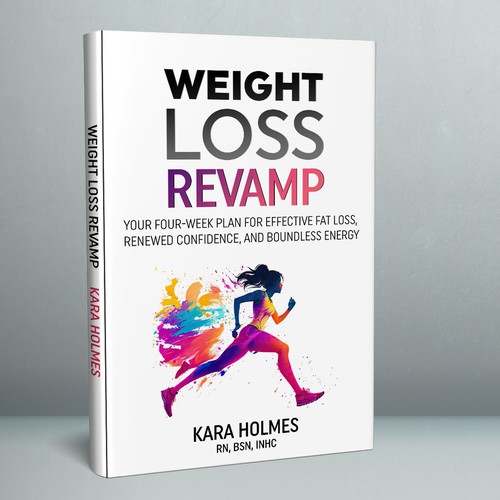 Design an eye-grabbing, compelling cover for a book on lasting weight loss Design by aikaterini