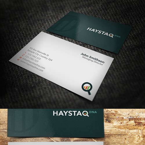 Design a business card for creative big data consulting firm Design by conceptu