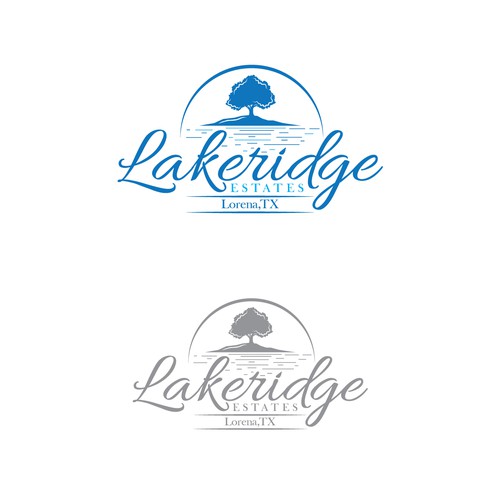 Lakeridge Estates Logo (New Housing Development in Lorena, TX) Design by ✅ LOGO OF GOD ™️