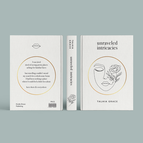Create an authentic book cover for a collection of poems Design by DINJA