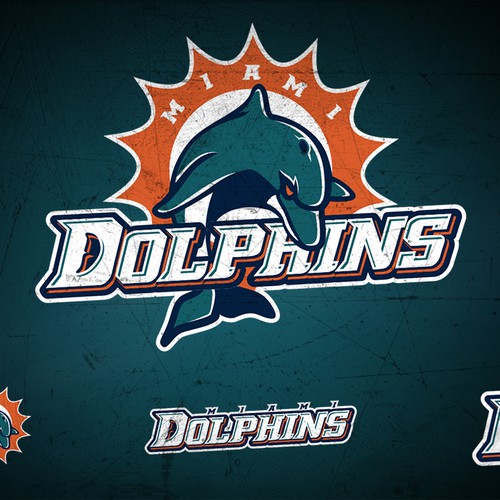 99designs community contest: Help the Miami Dolphins NFL team re-design its logo! Design by Nemezis
