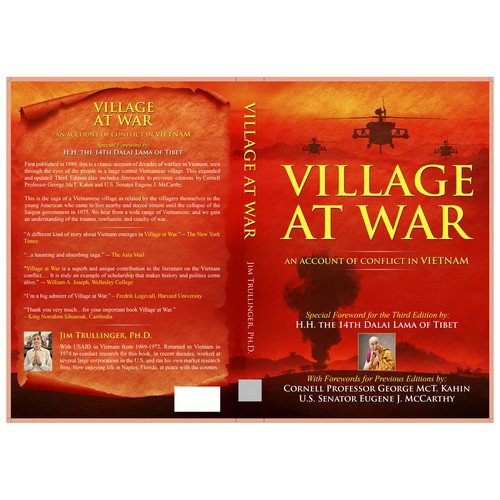 Diseño de Cover for Third Edition of Classic Work on the Vietnam War. Special Foreword by H.H. the Dalai Lama. de marpon jake