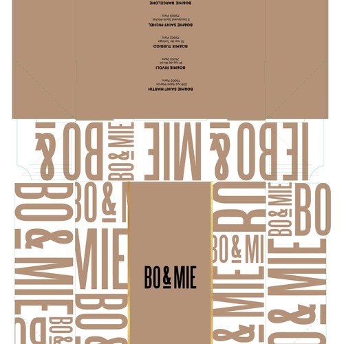 Design a box for the #1 fast growing french bakery company ! Design by Loribal