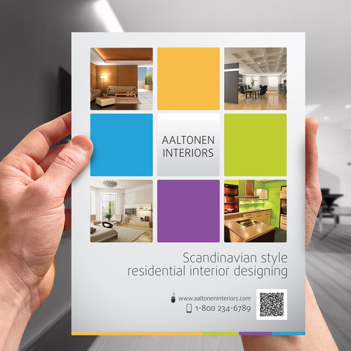 Postcard Or Flyer For Aaltonen Interiors Postkarten Flyer