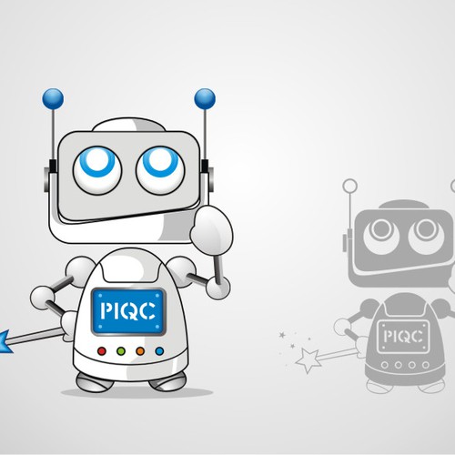 Pixar-esque Mascot & Logo - Cute, Modern, 3D Robot-Pixie Design by DORARPOL™