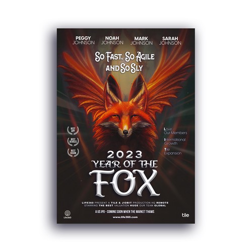 Design di Life360 2023 Year of the Fox Poster di sofie_qaulan