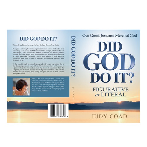 Design book cover and e-book cover  for book showing the goodness of God Design by TRIWIDYATMAKA