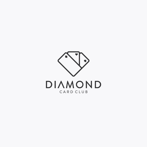 Diamond Card Club logo design Design réalisé par KLBRS