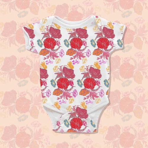 Illustrations to print onto a baby clothing- onesie, nursing cover, headbands, leggings..etc Design by Mmz89