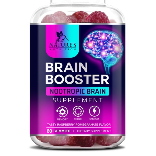 Brain Booster Supplement Design Needed for Nature's Nutrition Design by sapienpack