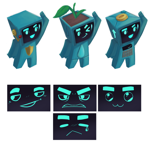 Design a cube-like Mascot Design by MarcilioFernandes