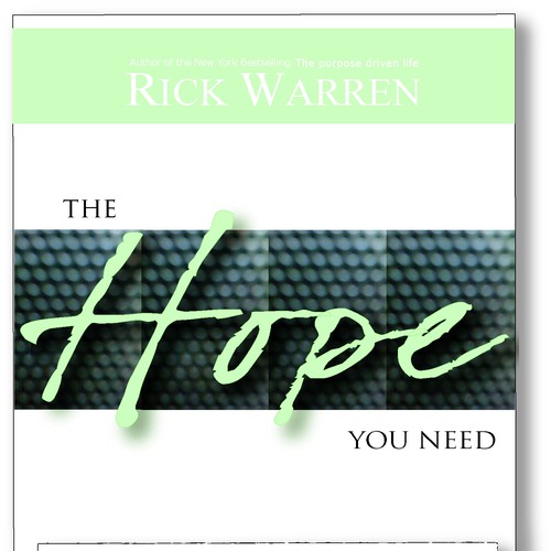 Design Rick Warren's New Book Cover Design by genteradical