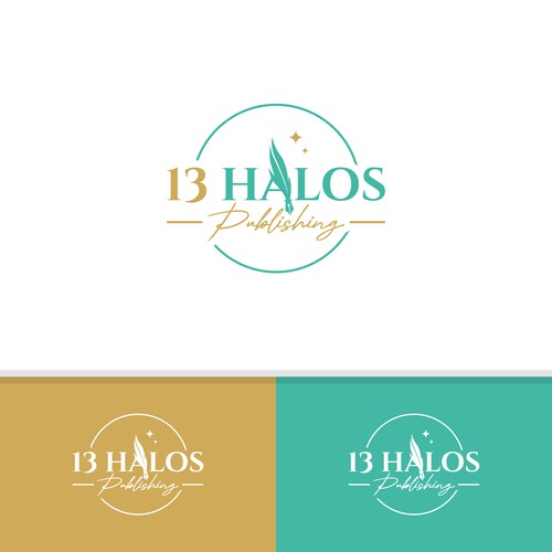 13 Halos Publishing logo Diseño de StudioJack