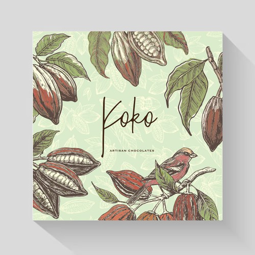 Design a folding chocolate box Design by ve_sta