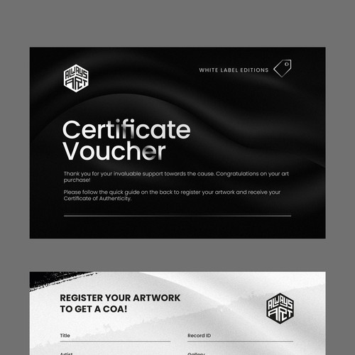 Certificate Voucher Design by Black-Pepper