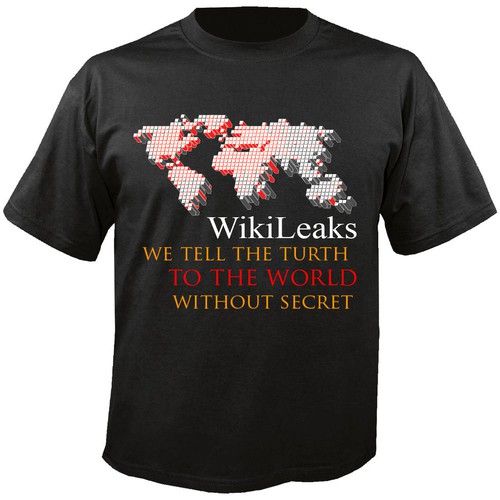 New t-shirt design(s) wanted for WikiLeaks Diseño de elbamoron