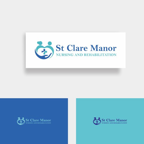 AMAZING nursing facility logo Design by Hochbaum