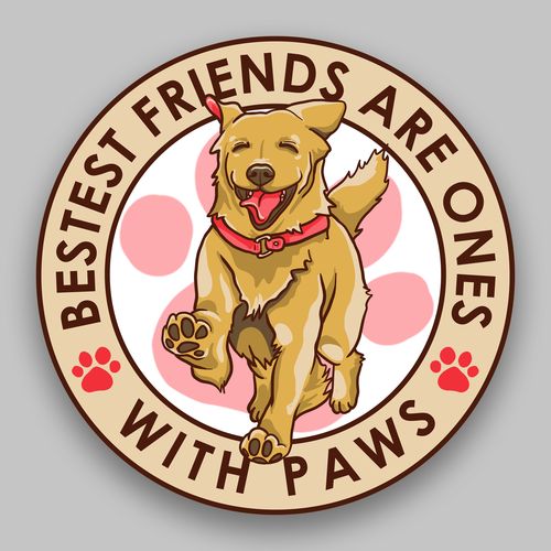 Design an amazing sticker for passionate dog owners and dog lovers Design by Maarhurr