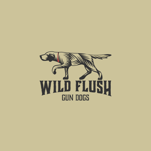 Wild Flush Gun Dogs Logo Contest Logo design contest