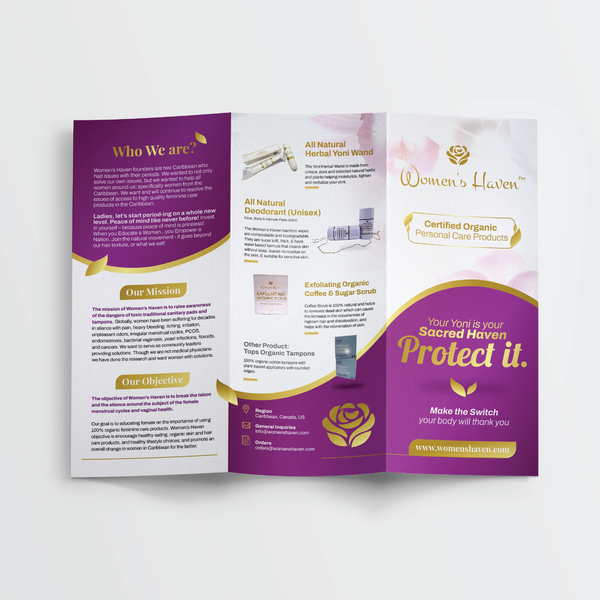Woman's Haven Brochure Design