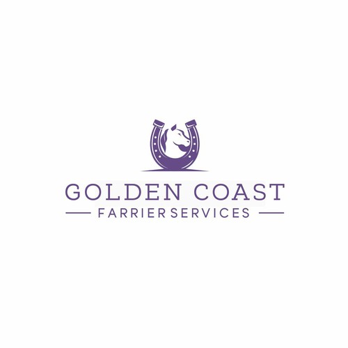 Golden Coast Farrier Services Design by tasa