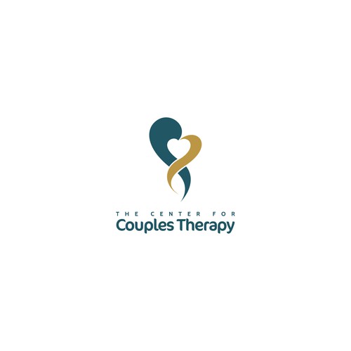 Simple, elegant logo to attract discerning couples therapy clients Design by Wodeol Tanpa Atribut