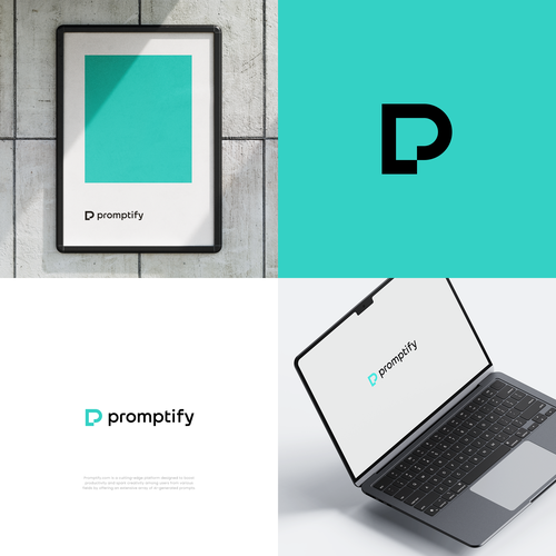Modern, Simple and Sleek Logo for Promptify.com Design by mr.giraffe.design