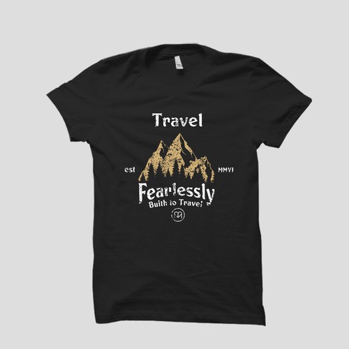 Shirt design for travel company! Design by Gerhana