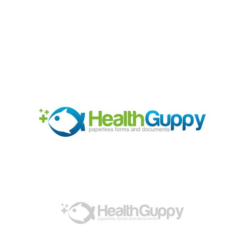 logo for Health Guppy Design by Agyahm°