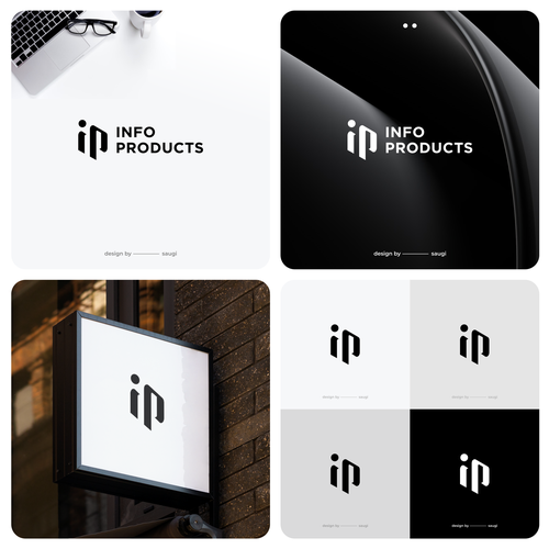 InfoProducts.com - Logo & Branding Design by saugi