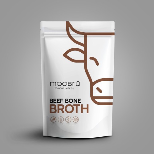 Bone Broth Package Design by sougatacreative