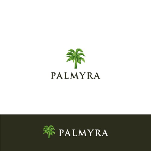 Palmyra Logo Context - Mix of History and Technology Design by mirza yaumil