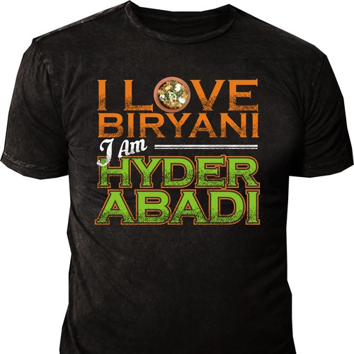 Inspired by Hyderabadi Biryani Design by scitex