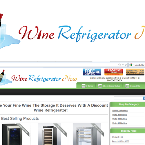 Wine Refrigerator Now needs a new logo Design por FiD Dani