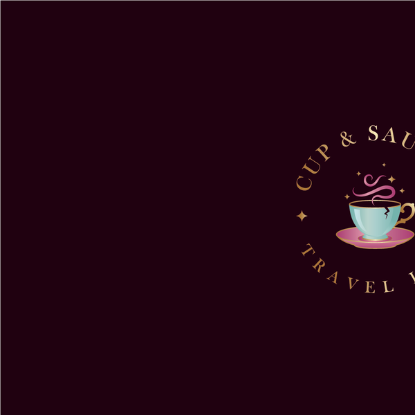 Cup & Saucer logo design 