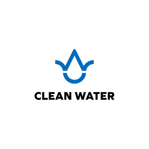 Simple Clean Logo for Water Filtration Company Design by Mukhls