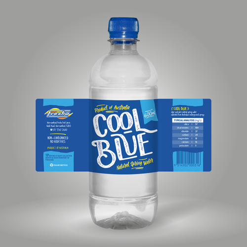 Bring modern new life to our Spring Water label | Product label contest