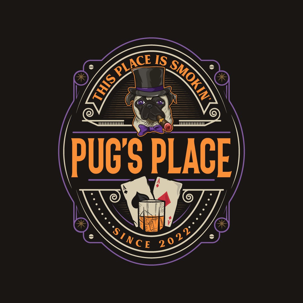 Pug Logos - Free Pug Logo Ideas, Design & Templates