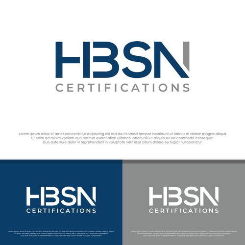 HBSN AG needs new logo for certification company Design by bRezT ™