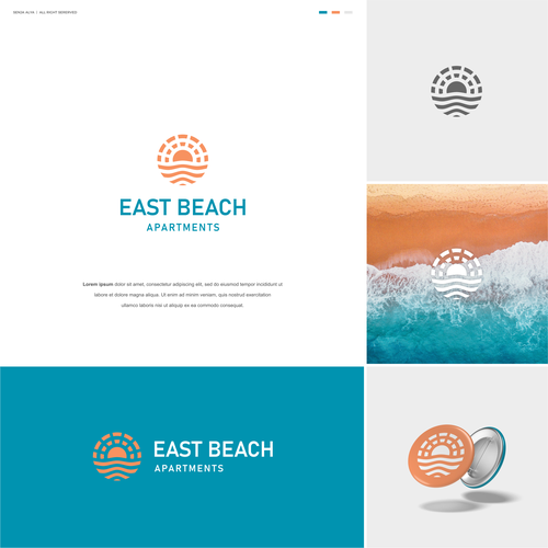 RETRO / Mid-Century - BEACHY APARTMENT LOGO - WE ALWAYS PICK A WINNER! Design by Senja1705