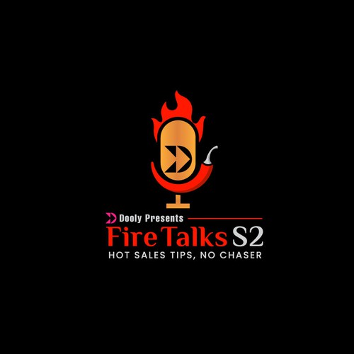 Design a new logo for our season 2 of our Fire Talks show that's strong enough to look like a tier 1 Réalisé par Elite Craters