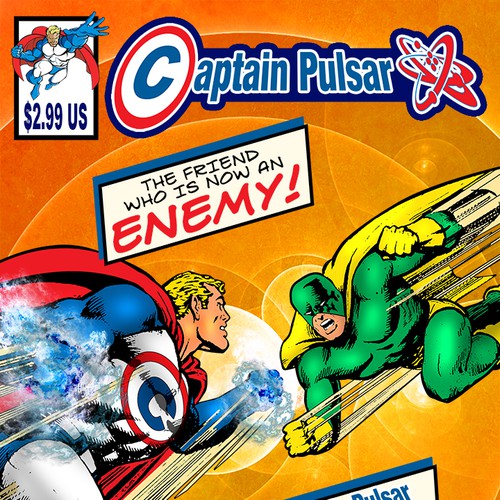 Captain Pulsar First Edition Comic Concept Design by Jason Moser