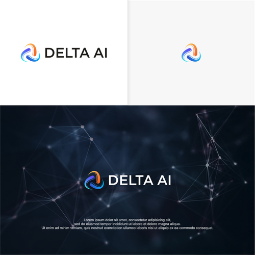 Artificial Intelligence logo for college students Design by ᶜˢ░ₒᵤᵣₐGraphic